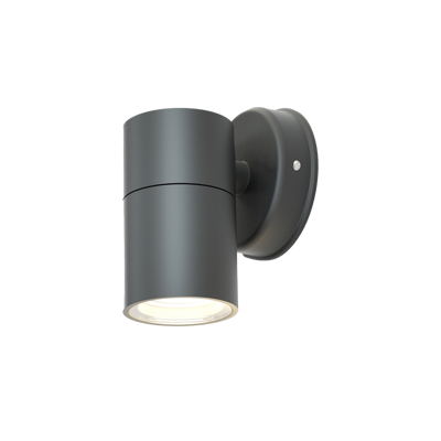 ItLighting Επιτοίχιο Σποτ Εξ. Χώρου 'Eklutna' Ανθρακί 1xGU10 11.3x11.3cm 80200544