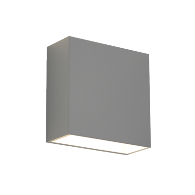 ItLighting Απλίκα Τοίχου Up-Down 'Yellowstone' Γκρι LED 4W με Ρυθμιζόμενη Δέσμη 12x12cm 80200931