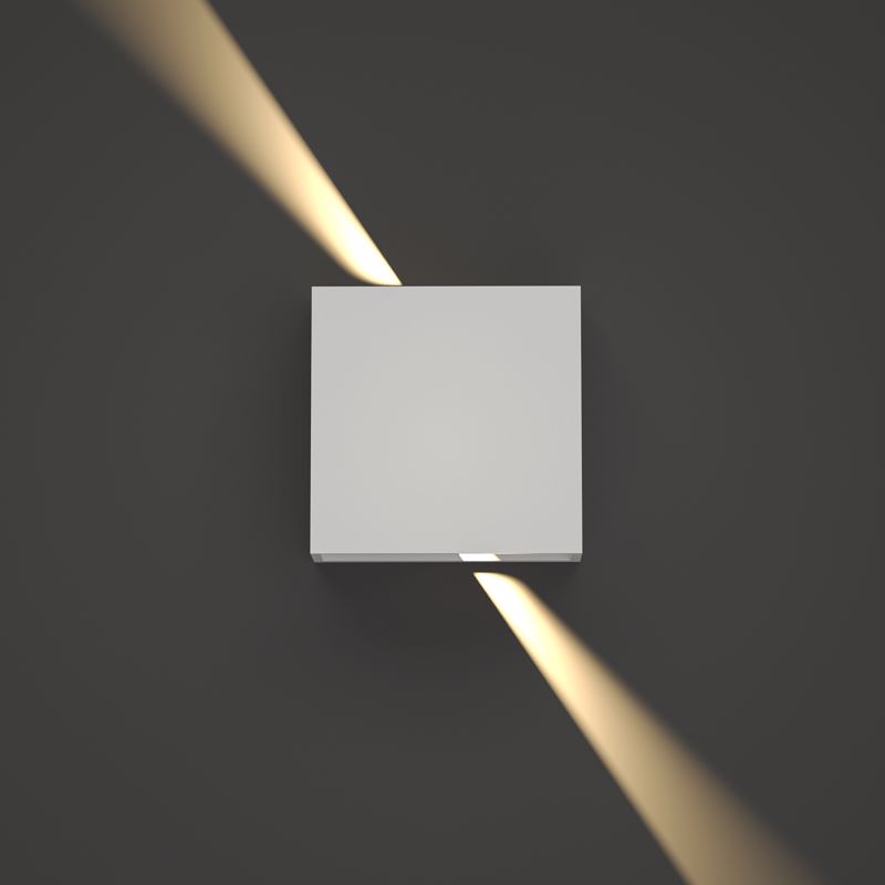 ItLighting Aplika Toixou Up-Down 'Yellowstone' Ggri LED 4W me Ruthmizomeni Desmi 12x12cm 80200931