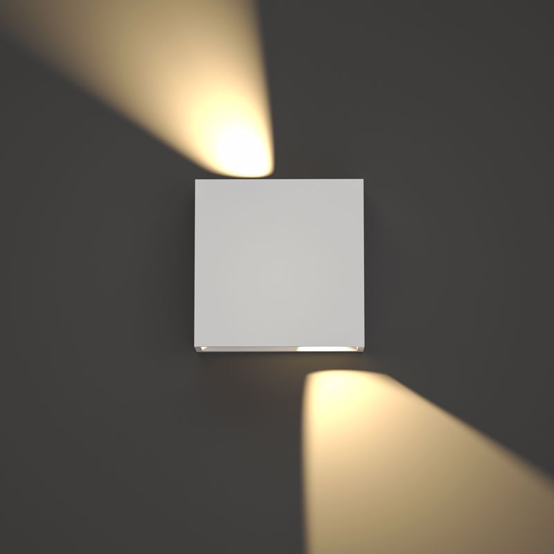 ItLighting Aplika Toixou Up-Down 'Yellowstone' Ggri LED 4W me Ruthmizomeni Desmi 12x12cm 80200931