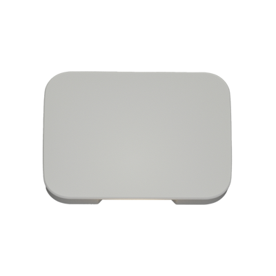 ItLighting Απλίκα Τοίχου Εξ. Χώρου 'Silver' Λευκή LED 1W/3000K 5x7cm 80202420