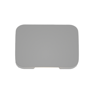 ItLighting Απλίκα Τοίχου Εξ. Χώρου 'Silver' Γκρι LED 1W/3000K 5x7cm 80202430