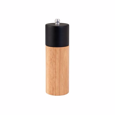 ESTIA Μύλος Αλατιού/Πιπεριού Ξύλινος Bamboo Essentials 5x16cm ΜΑΥΡΟΣ 01-12908