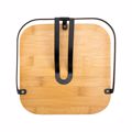 Estia Xartopetsetothiki Bamboo Essentials Tetragni Metalliki 20x20x7cm 01-13202