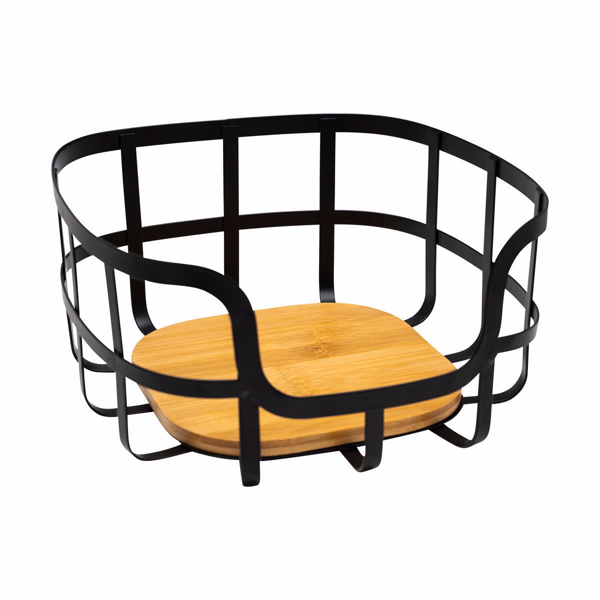ESTIA FROuTIERA BAMBOO ESSENTIALS METALLIKI 24x24x12.7cm MAuRI 01-13226