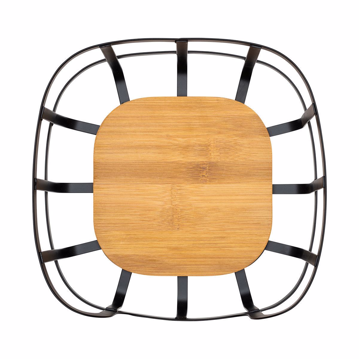 ESTIA FROuTIERA BAMBOO ESSENTIALS METALLIKI 24x24x12.7cm MAuRI 01-13226