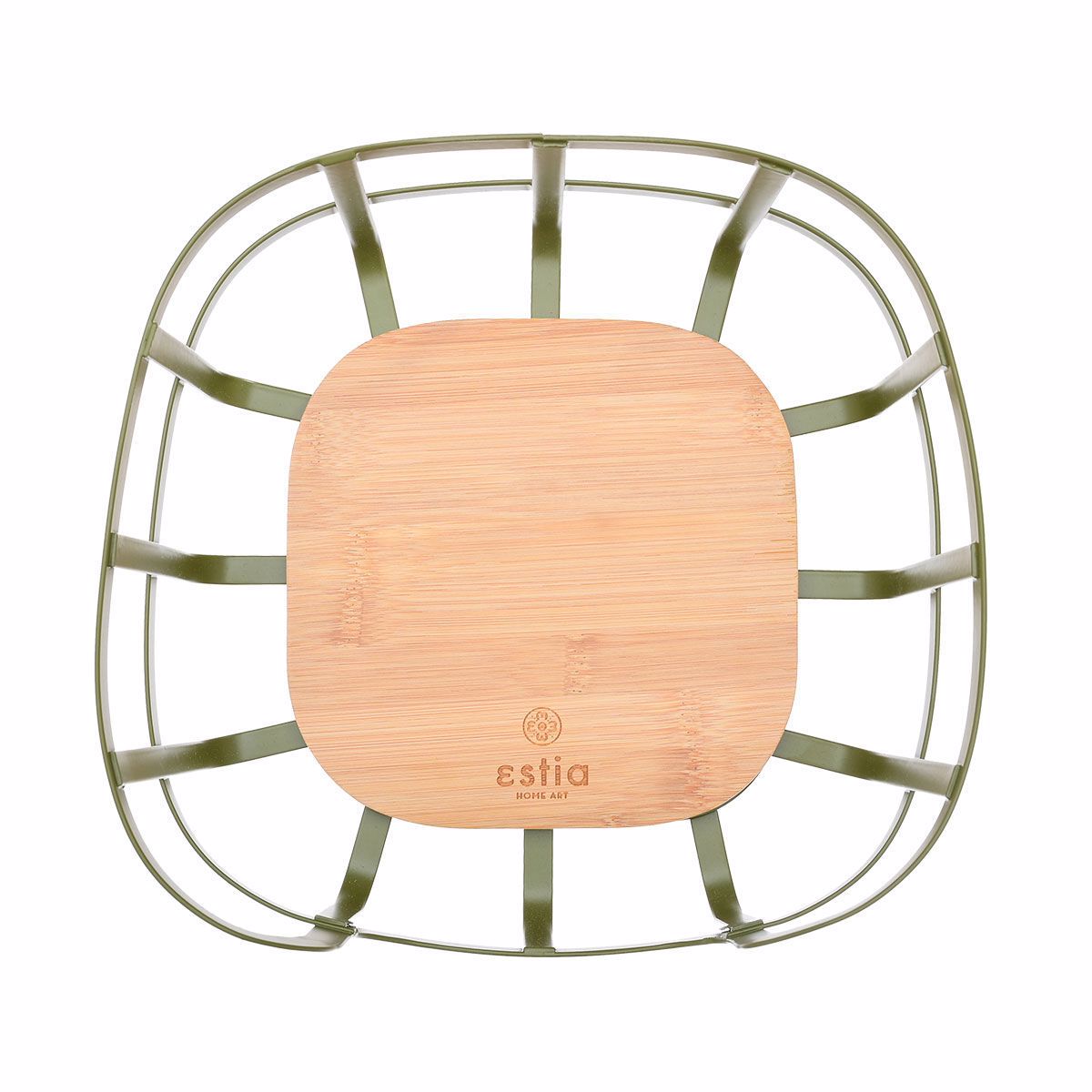 Estia Froutiera apo Bamboo se Fusiki Apoxrosi kai Ladi Atsali F24x12.7cm 01-14162