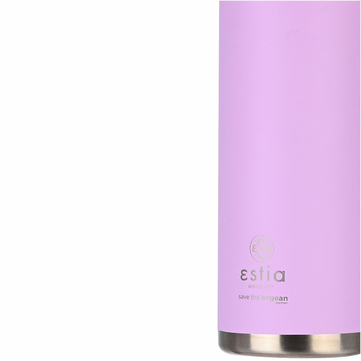 ESTIA Thermos Inox Travel Chug Save the Aegean 500ml Lavender Purple 01-17767