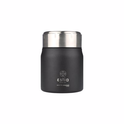 Estia Θερμός Lunch Pot SAVE THE AEGEAN 0.5lt MIDNIGHT BLACK 01-21658