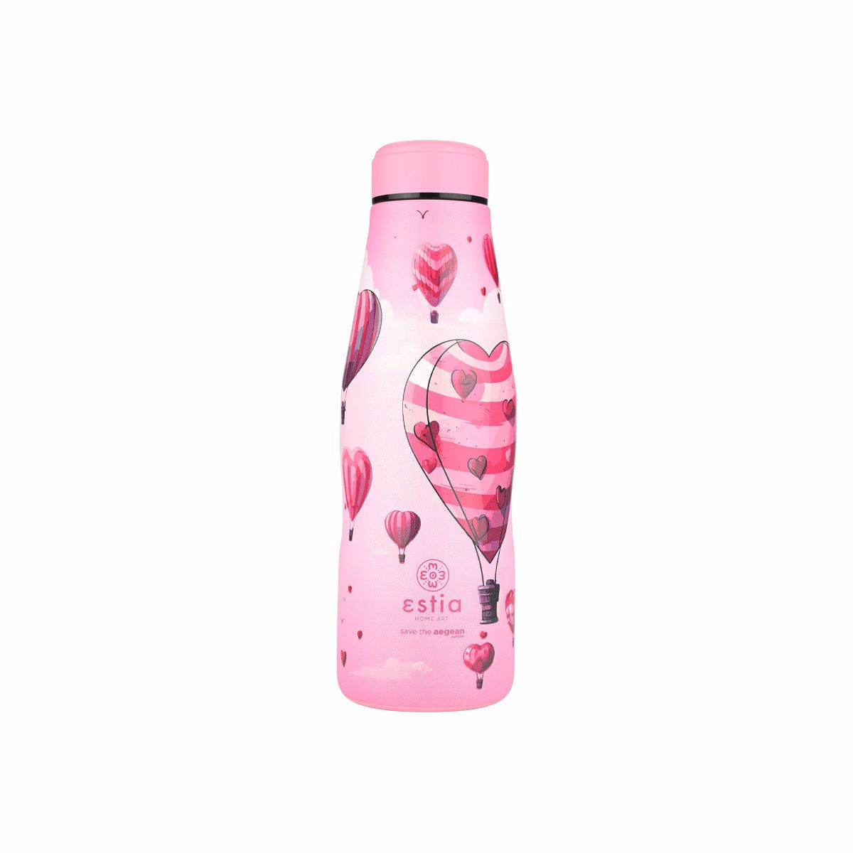 Estia Thermos Travel Flask SAVE THE AEGEAN 500ml LOVE ASCEND 01-22266