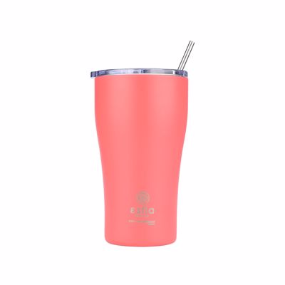 Estia Θερμός Coffee Mug SAVE THE AEGEAN 500ml Fusion Coral 01-23164