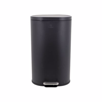Estia Κάδος Απορριμμάτων OVOID Soft Close 30lt Μαύρος 02-21474