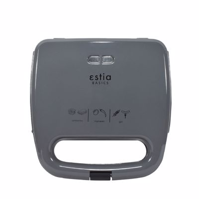 ESTIA ΤΟΣΤΙΕΡΑ AROMA GREY 2 ΘΕΣΕΩΝ 750w ΓΚΡΙ 06-10010