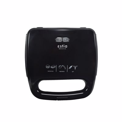ESTIA ΤΟΣΤΙΕΡΑ BLACK PLUS 2 ΘΕΣΕΩΝ 750w ΜΑΥΡΗ 06-10027