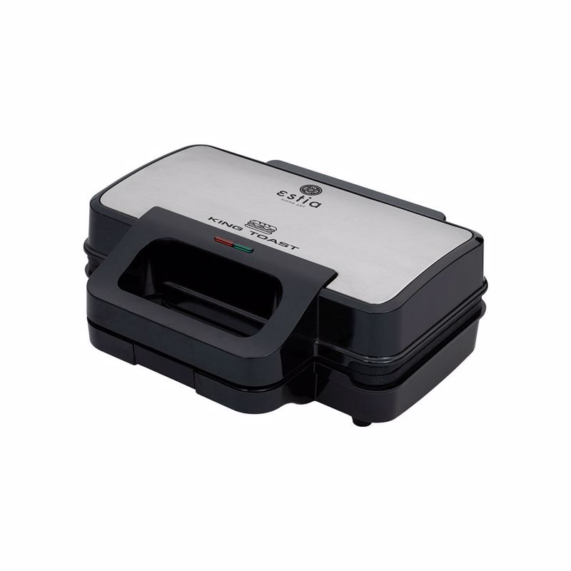 Estia Tostiera KING TOAST 2 Theseon 900W me Bathies Apospomenes Antikollitikes Plakes 06-12359
