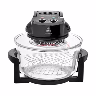 Estia Φουρνάκι Ρομπότ 'Crystal Cook' 1400w 12lt Μαύρο 06-16555