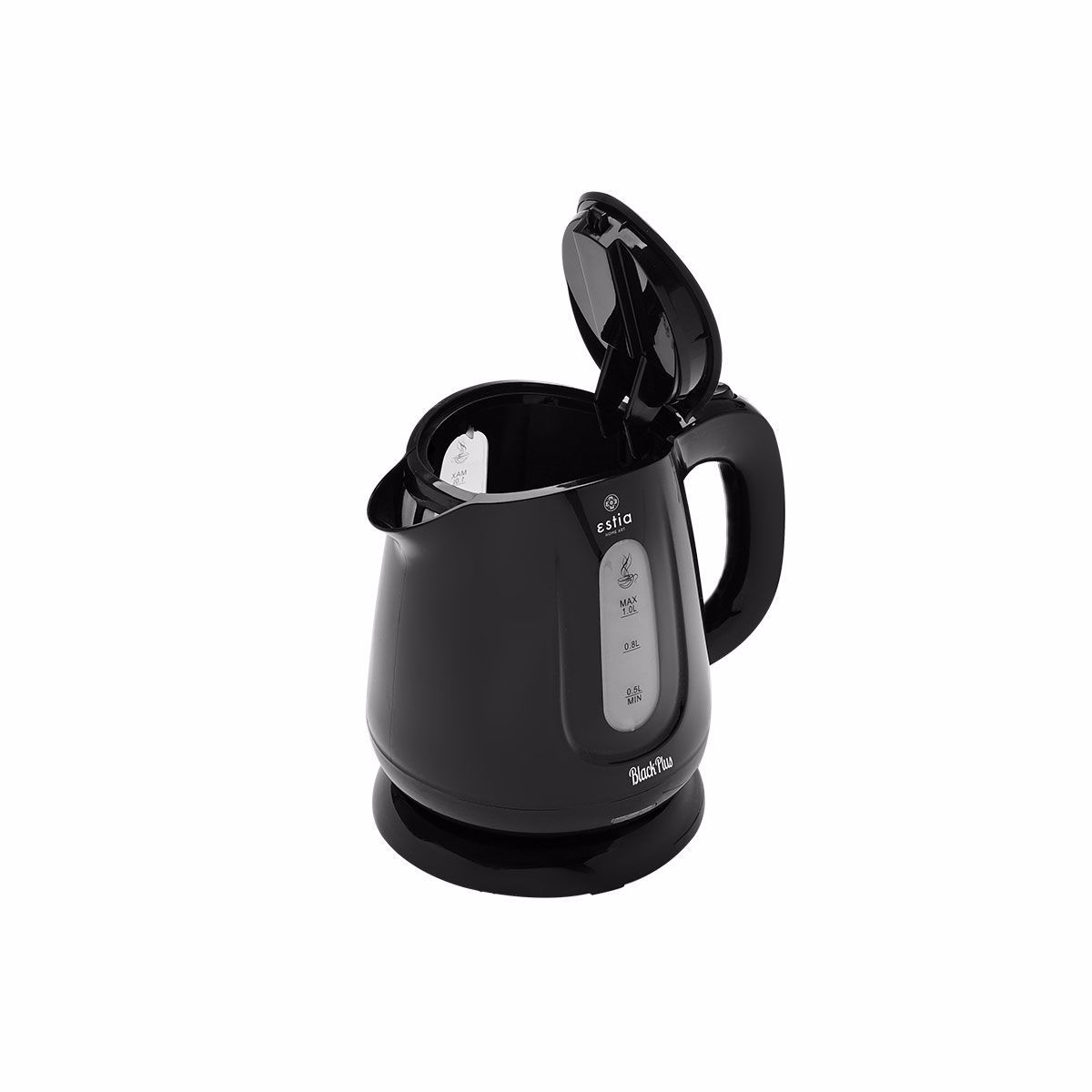 Estia Brastiras Black Plus Plastikos 1lt 1100W 19.5x10.3x19cm 06-17231