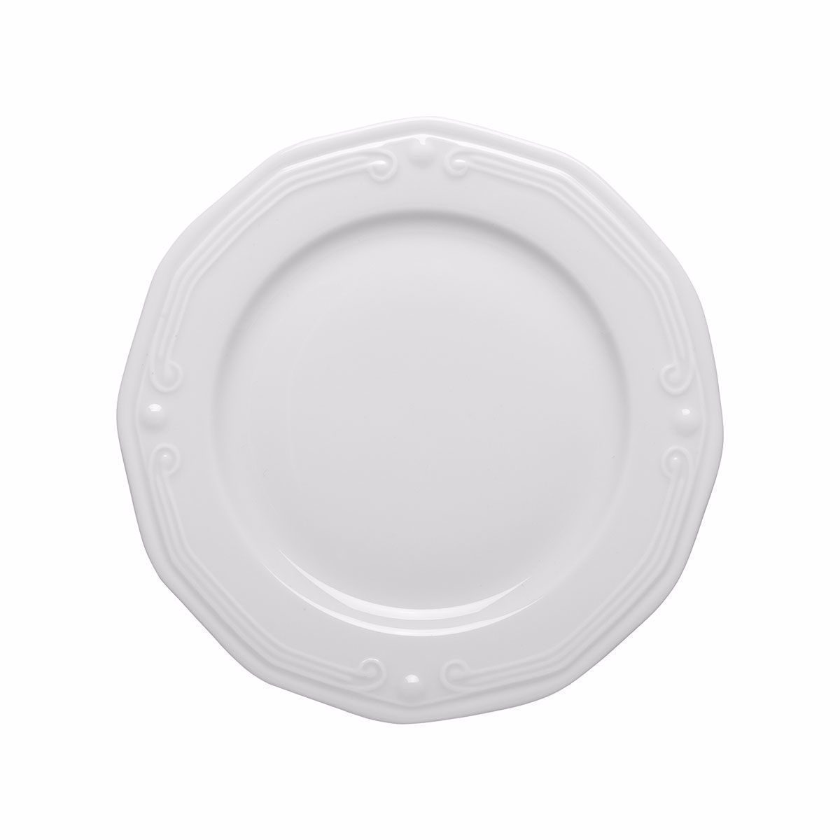 Estia Piato Rixo Athénée Porselanino Anagufo 20cm Lefko 07-13448
