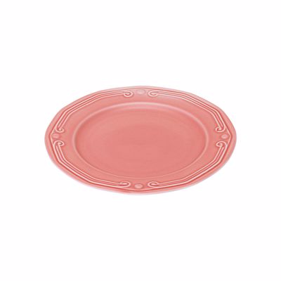 Estia Πιάτο Ρηχό Athénée Πορσελάνινο Ανάγλυφο 20cm Rose 07-13554