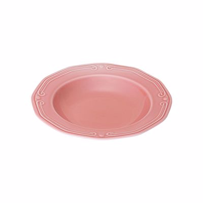 Estia Πιάτο Βαθύ Athénée Πορσελάνινο Ανάγλυφο 23cm Rose 07-13561