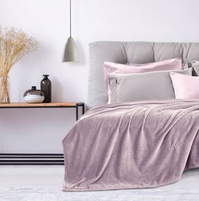 Guy Laroche Κουβέρτα Σετ των 2  Rombus Lilac 220x240