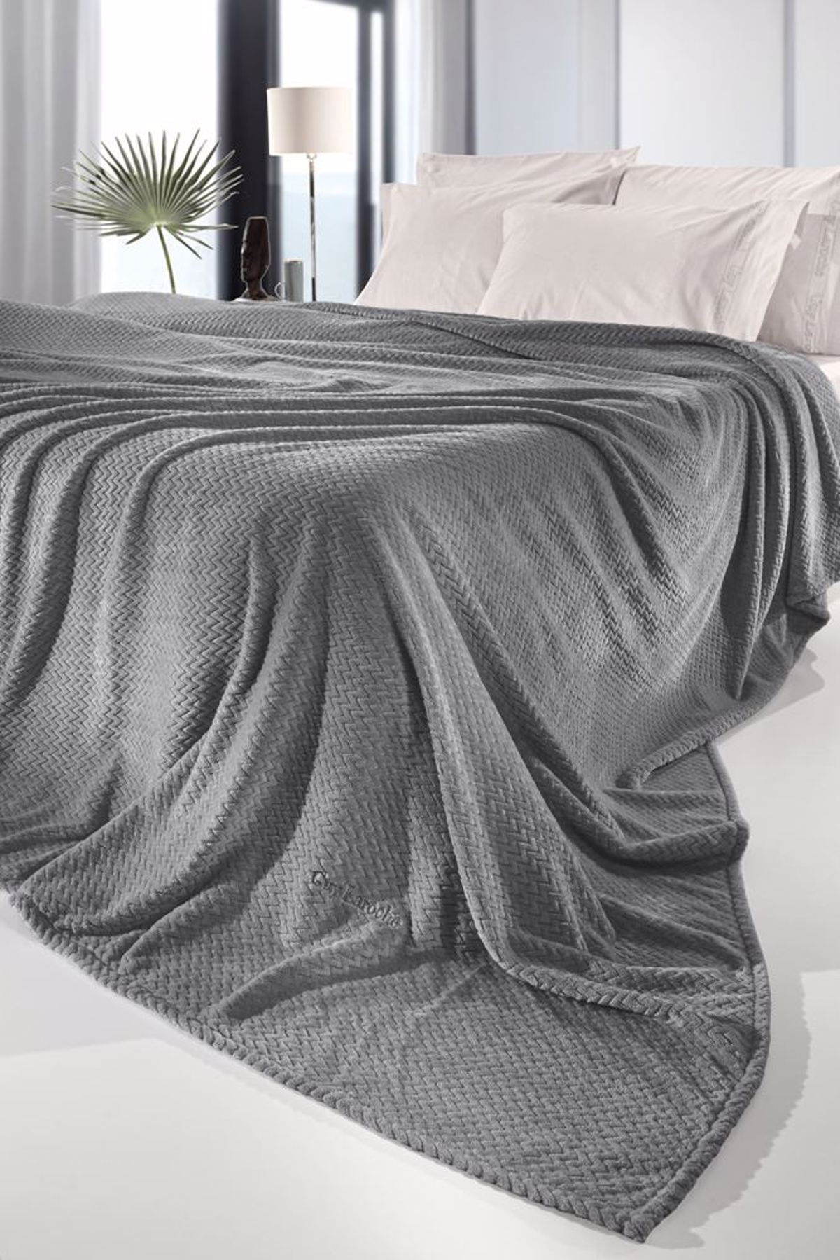 Guy Laroche Kouberta Microfiber Set ton 2 Rombus Carbon 160x220ek
