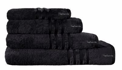 Guy Laroche Πετσέτα Προσώπου Bonus Black 50x90