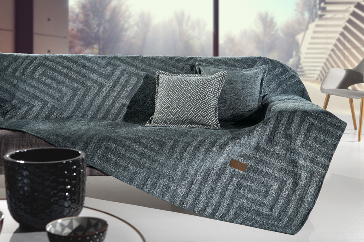 Guy Laroche Rixtari 2thesiou kanape 180X250 ABERON PETROL
