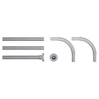 Sealskin 170x80 Ø 20 mm mat aluminum βραχίονας μπάνιου γωνιακός