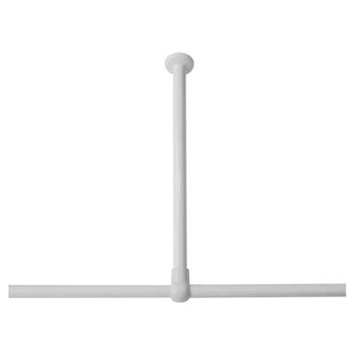 Sealskin 60 Ø 28 mm white στήριγμα οροφής για βραχίονα μπάνιου γωνιακό