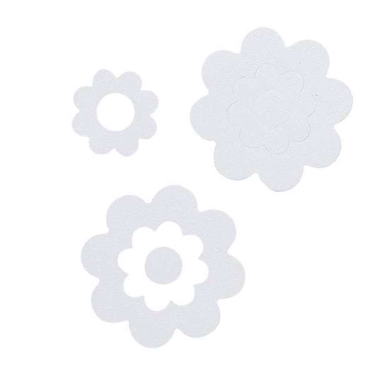 Sealskin Bathflower 7 pcs white antiolisthitiko tapeto