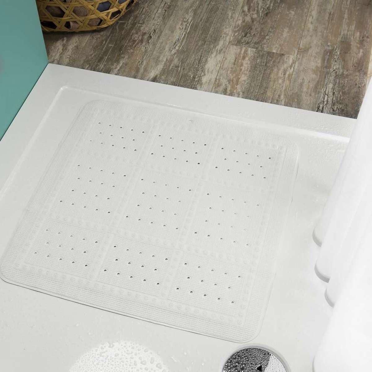 Sealskin Unilux 55x55 white antiolisthitiko tapeto ntouzieras