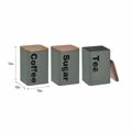 Click Set ton 3 Doxeio Kafe/Zaxaris/Tsagou Metal./Mpampou Beraman/Natural 10X10X14 6-60-373-0034