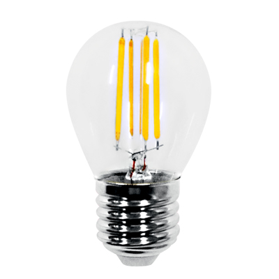InLight Λαμπτήρας E27 LED Filament G45 6W 800Lm 2700K Θερμό Λευκό 7.27.06.13.1