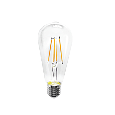 InLight Λαμπτήρας E27 LED Filament ST64 10W 1200Lm 4000Κ Φυσικό Λευκό 7.27.10.26.2