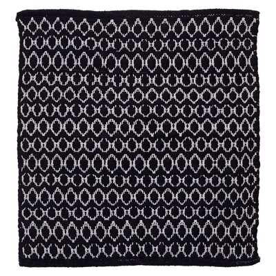 Sealskin Boho 60x60 black πατάκι μπάνιου