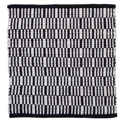 Sealskin Bandra 60x60 black πατάκι μπάνιου