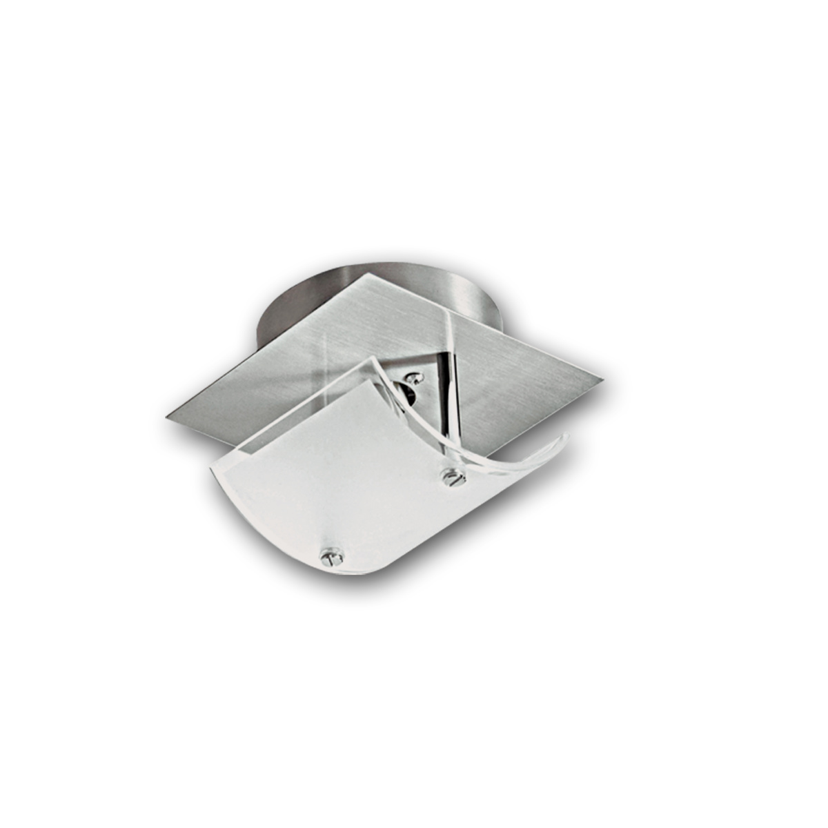 ArLight Fotistiko Orofis CL 5210-1 Monofoto Metalliko Nikel me Kurto Gyali G9 10x10x8cm 0063077