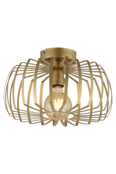 ArLight CCT 1256 AB Πλαφονιέρα Αράχνη Μονόφωτη Χρυσή Ε27 Φ35x26cm 0063196