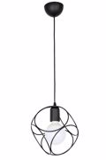 ArLight PDT 1247-1 BK Kremasto Fotistiko Orofis Monofoto Mavro Metalliko E27 F21x95cm 0083540