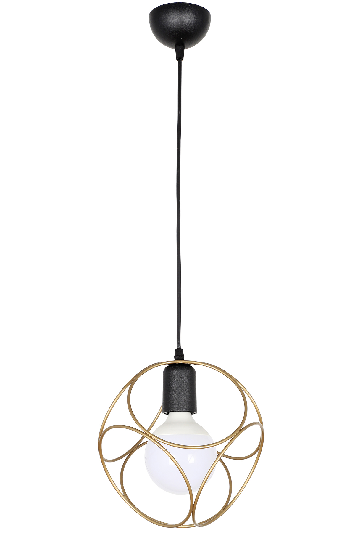 ArLight PDT 1247-1 AB Kremasto Fotistiko Orofis me Oxunte Metalliko Kuklo Monofoto E27 F21x95cm 0083541