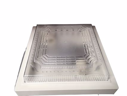 ArLight CCT 263 WH Πλαφονιέρα Εξωτερικού Χώρου Πλαστική Τετράγωνη Λευκή Δίφωτη Ε27 34x34x9cm 0143170