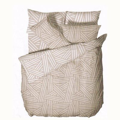 Βιοκαρπέτ Home 'Nordic' 854 Σετ Παπλωματοθήκη 225x245cm με 2 Μαξιλαροθήκες Innis Grey - Υπέρδιπλη