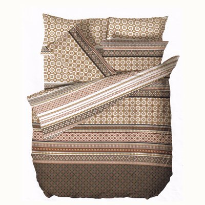 Βιοκαρπέτ Home 'Nordic' 856 Σετ Παπλωματοθήκη 225x245cm με 2 Μαξιλαροθήκες Lampreter Cayenne - Υπέρδιπλη
