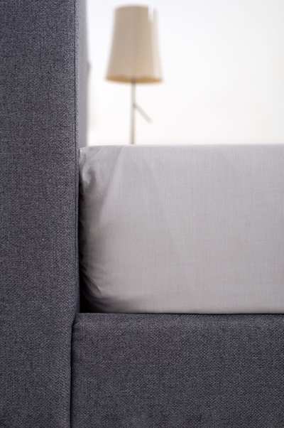 Βιοκαρπέτ Home Σεντόνι Home 'View' με λάστιχο - Light Grey Μονό 120x200cm +35cm
