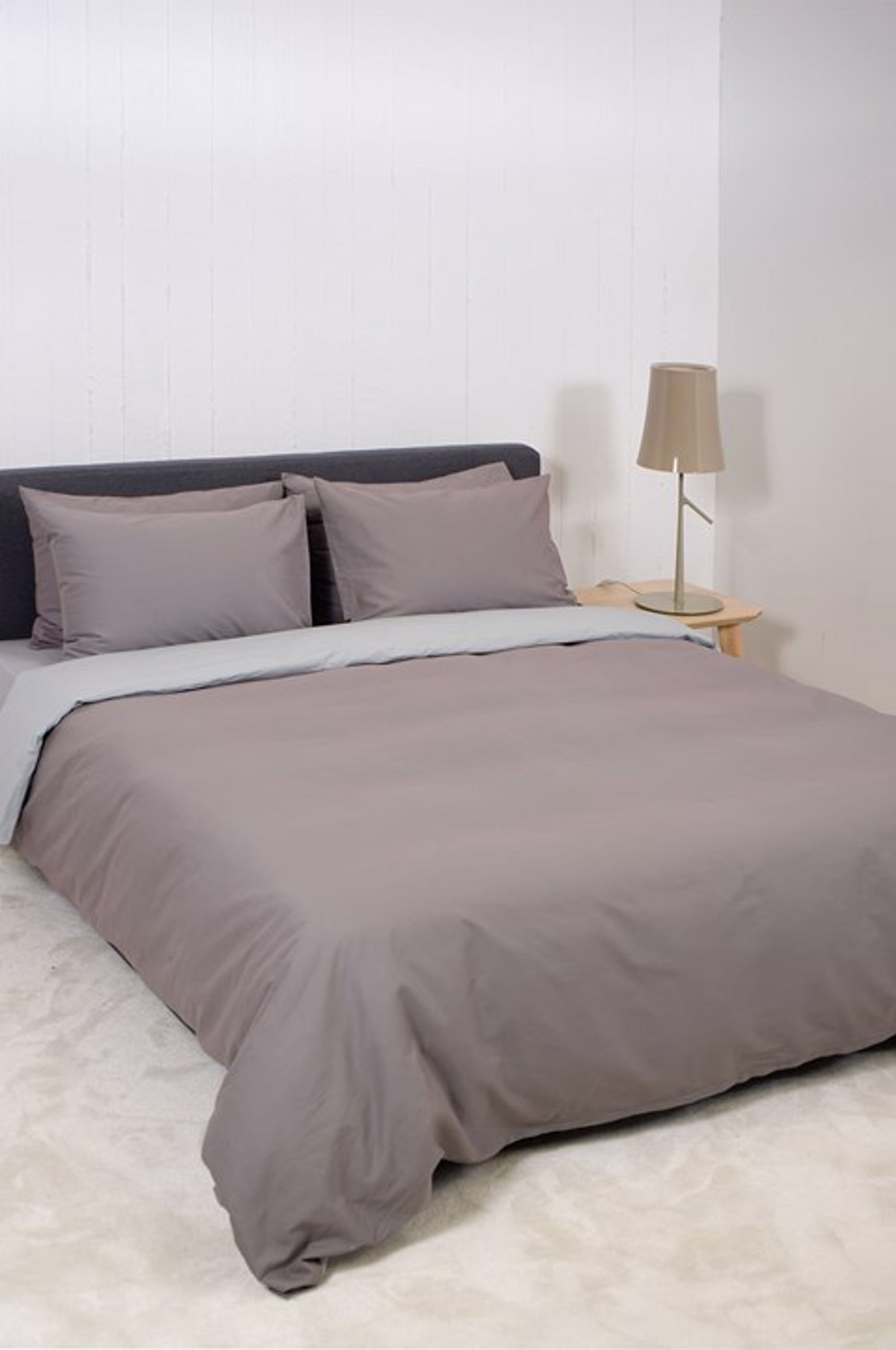 Biokarpet Home Set Moni Paplomatothiki Home 'View' Dark Grey/Light Grey 165x245cm
