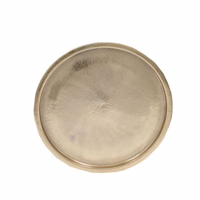 InTheBox LUNA Δίσκος Αλουμινίου Χρυσός Φ46x3cm 017627