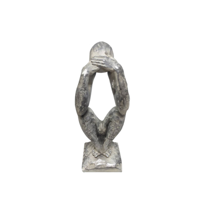 InTheBox PENSEI 1 DECO Αγαλματίδιο Resin Ασημί 8x7x21cm 020704