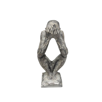 InTheBox PENSEI 3 DECO Αγαλματίδιο Resin Ασημί 9x8x21cm 020706