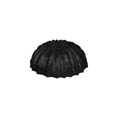 InTheBox MOLK Βάση Ρεσώ Αλουμινίου Μαύρη Ματ Φ10x4cm 023995